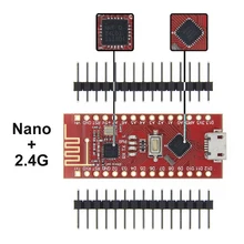 Nano avec pilote USB 2.4G, compatible avec arduino Nano 3.0 CH340, NRF24L01