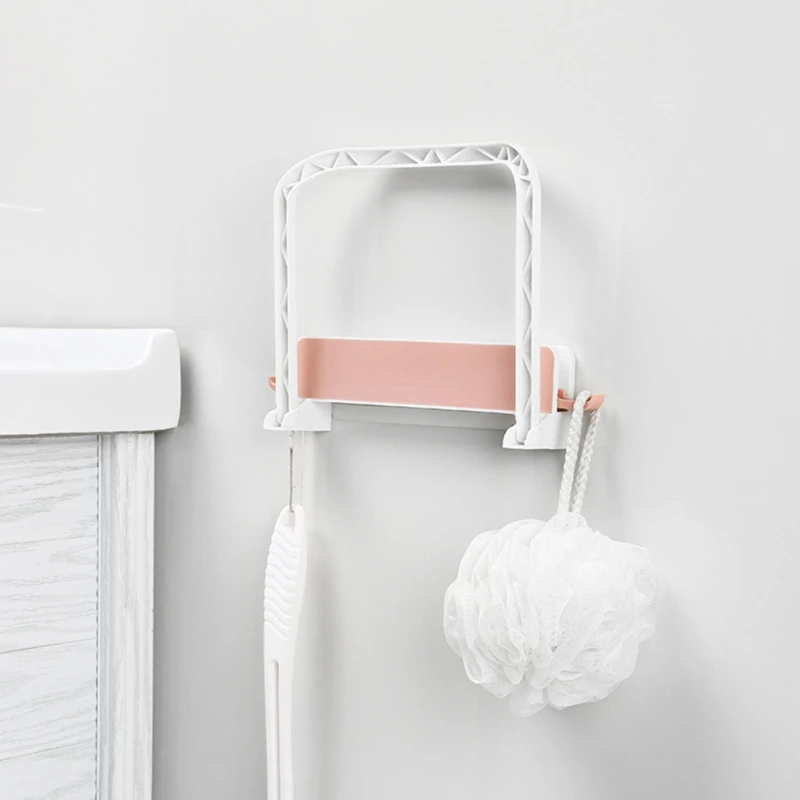 

Foldable Washbasin Storage Shelf Wall Hanging Washbasin Storage Shelf Strong No Trace Sticker Storage Shelf For Bathroom