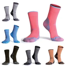 Зимние Лыжные носки для мужчин и женщин, шерстяные утепленные носки, носки для катания на сноуборде, велосипеде, лыжах, пеших прогулок, детские гетры