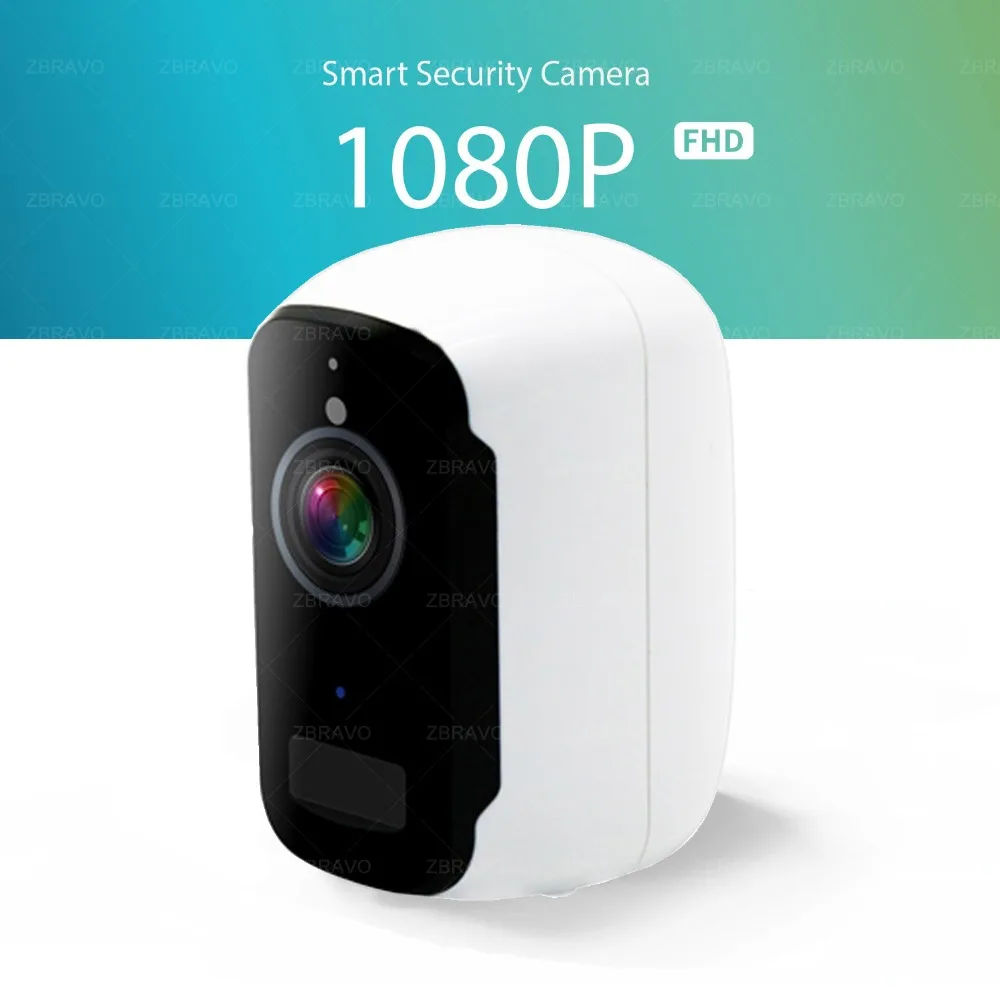 Камера с питанием от аккумулятора, WiFi, ip-камера, домашняя система безопасности, ночное видение, для помещений/улицы, беспроводная ip-камера,, без проводов