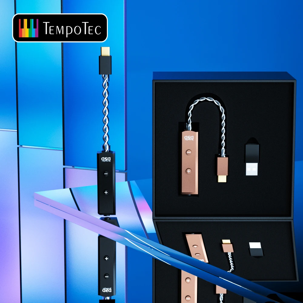 TempoTec Sonata BHD Type C To 2.5MM DSD256 For Android Phone&PC Headphone Amplifier USB DAC DUAL CS43131 Balance Output