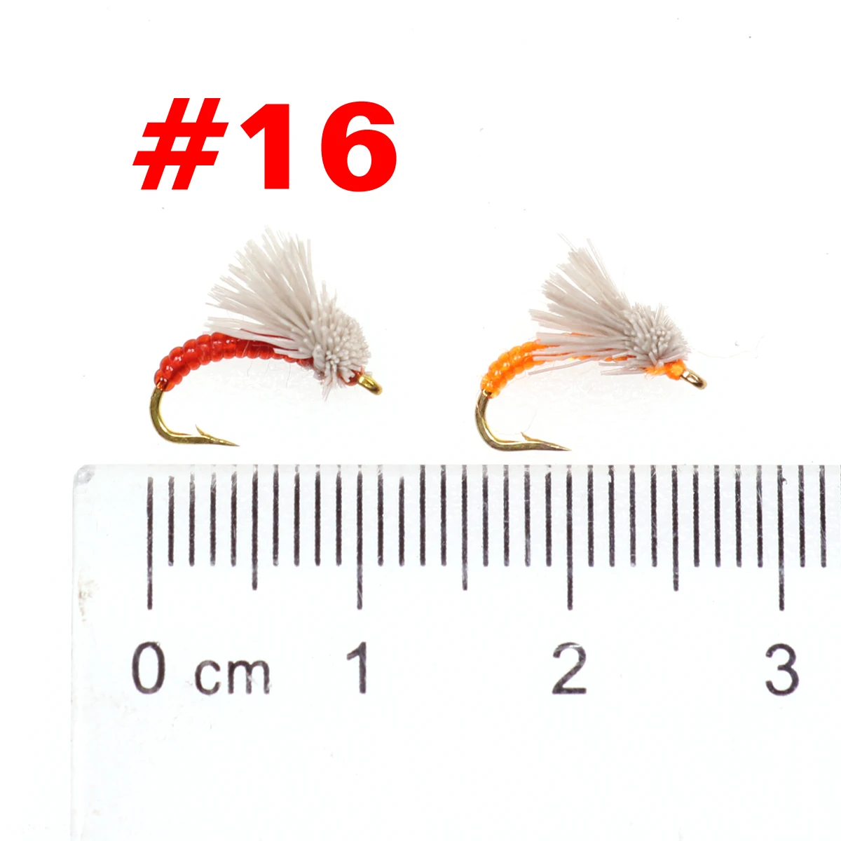 Bimoo 6 шт./партия#16 Serendipity Nymph Emerger Летающая форель Panfish лосось рыболовные наживки оранжевый красный Мидж Nymph
