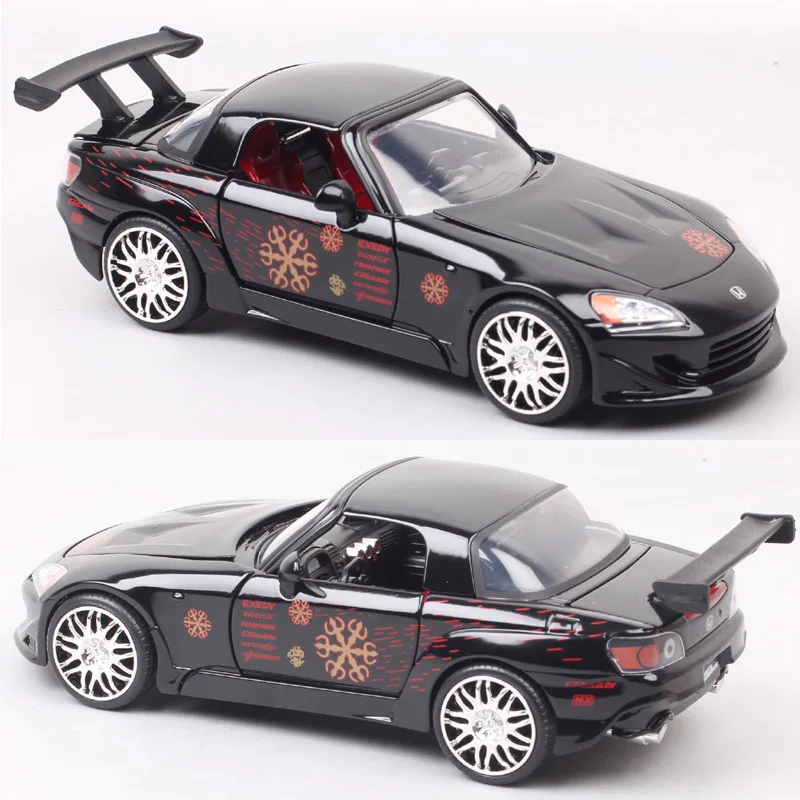 Kid's Jada 1:24 Scale Johnny's Honda S2000 Top Sport Diecasts & Toy Vehicles Car Model Metal Auto Racing Hobby Of Collection