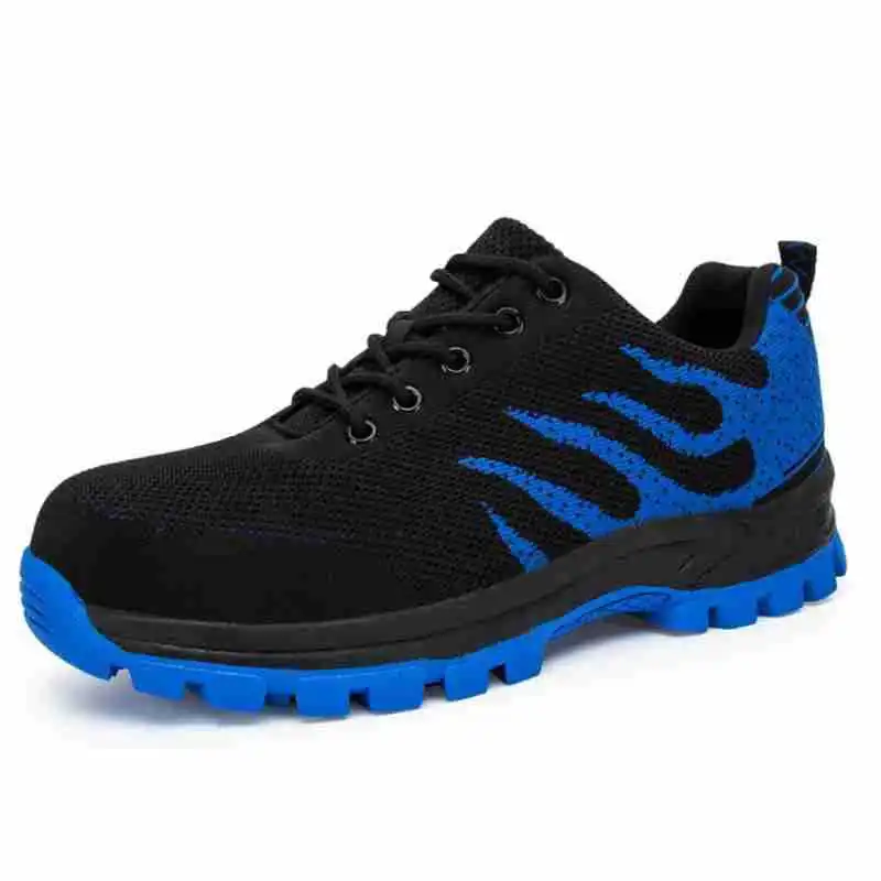 

Work shoes men's shoes 2019 air mesh light non-slip breathable protective shoes anti-smashing anti-piercing train shoes