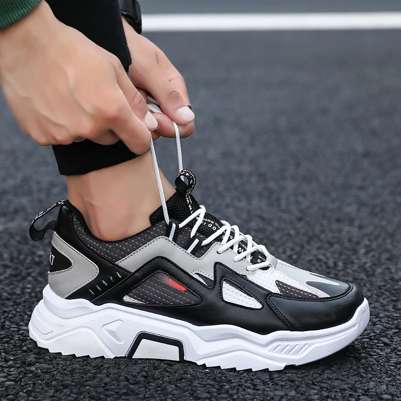 Новая спортивная обувь для мужчин; дышащие Спортивные кроссовки zapatillas hombre; легкая прогулочная обувь; размеры 39-46