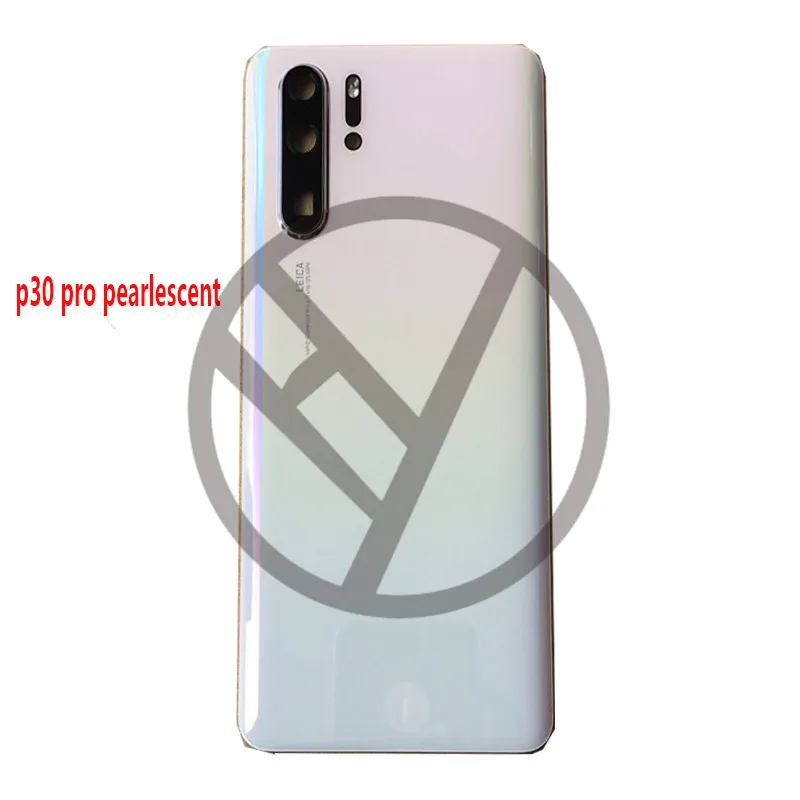Задний корпус для huawei P30 Pro задняя крышка стеклянная батарея с Замена объективов камеры для huawei P30 Задняя крышка батареи