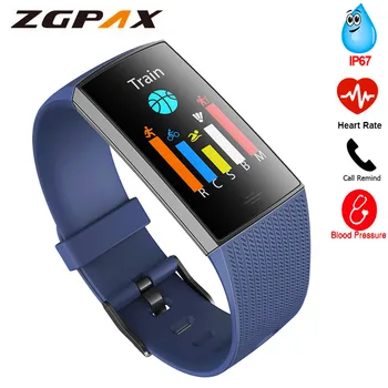 

2019 IP67 Waterproof Sports Smart Bracelet Heart Rate Monitor Call Reminder Sleep Monitoring Blood Pressure Smart Wristband