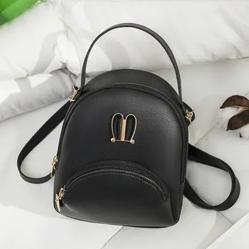 

Leather backpack for women school bags for teenagers mini Small travel backpack preppy style for women small backpack 2019