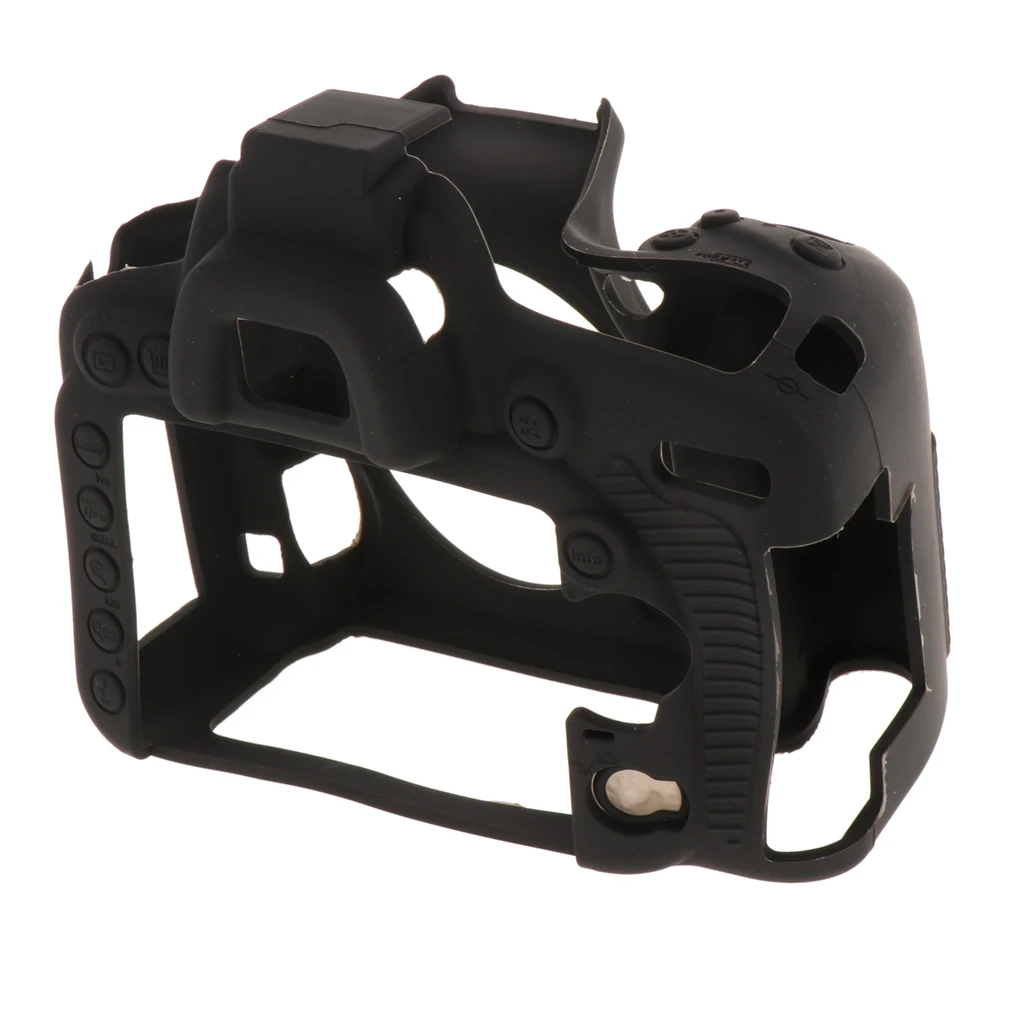 Black MagiDeal DSLR силиконовый защитный чехол для камеры Nikon D750 - Цвет: Black