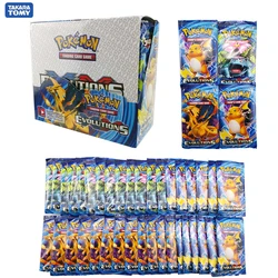 Cartes Pokemon pour enfants, 36 paquets/boîte, 324 pièces, Version anglaise, évolution, soleil et lune, Collection brillante, Trading, jeu de combat, jouets, cadeau 