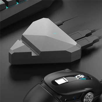 

For PUBG Games Dual-Mode Bluetooth Wired Keyboard Mouse Converter Mobile Gamepad Adapter for Android IOS Phone Game Accessories