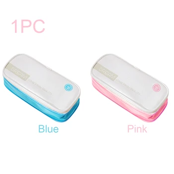 

Pencil Case Large Capacity Makeup Pouch Simple Accessories School Office Gift Travel Double Layer With Zipper Multipurpose