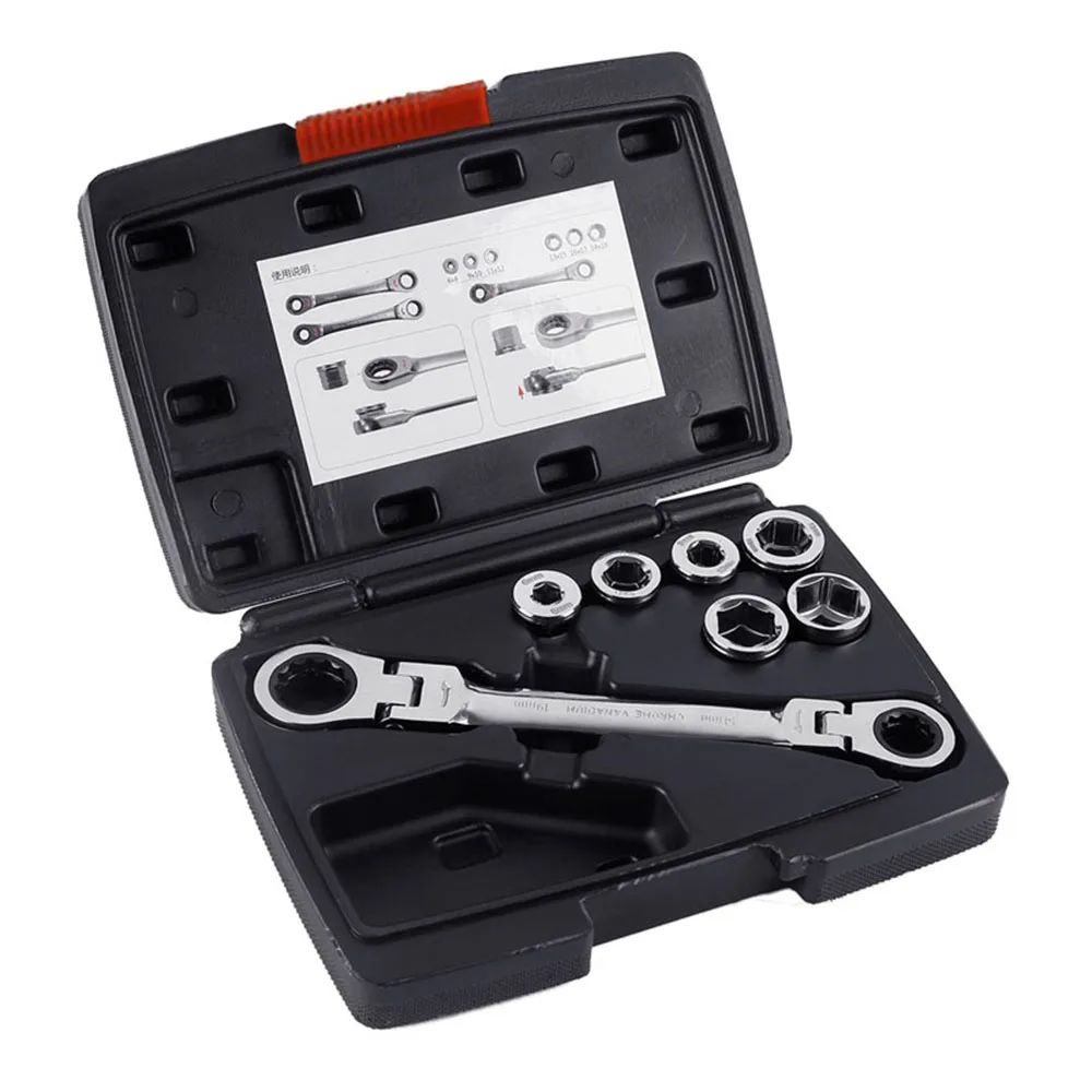 12 In 1 Socket Wrench Set Universal Key Ratchet WrenchMultifunctional Tools