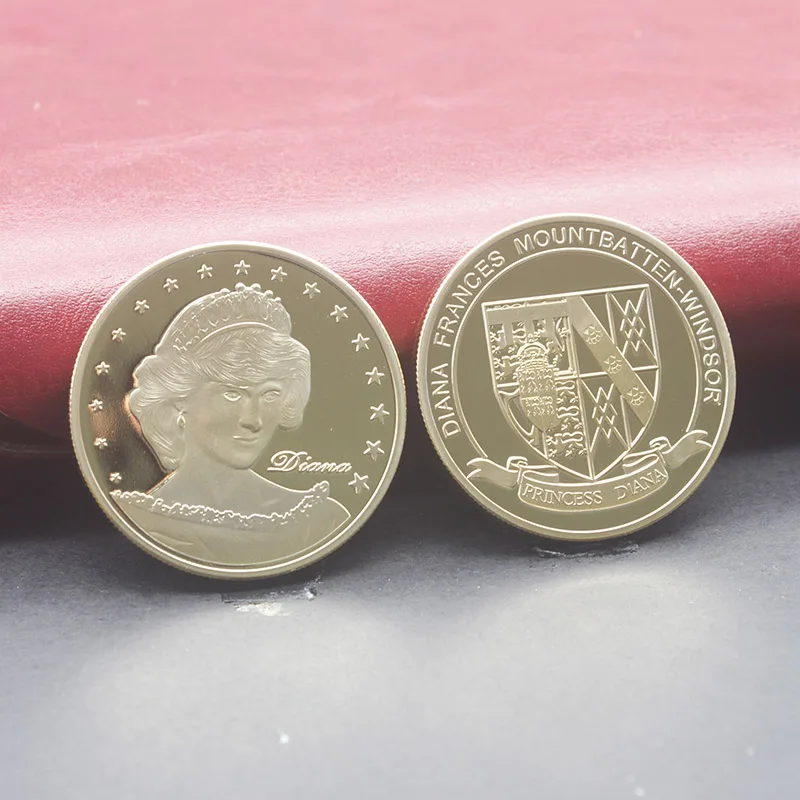 2019 Новинка Diana памятная монета медная коллекция подарок ior память с железным Прямая поставка