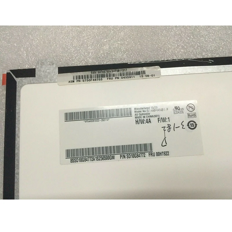 B140HAN01.2 LP140WF1 SPB1 B140HAN01.3 B140HAN01.0 B140HAN01.1 For thinkpad L440 T440 T450 Screen 72% NTSC ips Screen