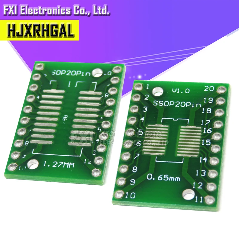 10 шт. TSSOP20 SSOP20 SOP20 к DIP20 трансферная плата DIP Pin шаг адаптер igmopnrq|adapter dip|adapter boardadapter pin