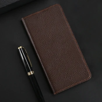 

Leather Phone Case For Lenovo Vibe K5 K6 Z5 Z6 C2 P1 P2 lite Case Wallet Cowhide Cover