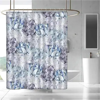 

Hotel Quality Polyester Shower Curtain Shower and Bathtub