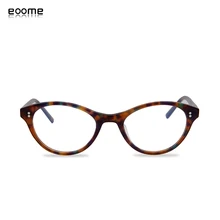 Для малого лица buttefly форма маленький круглый ручной работы для женщин и мужчин Высокое качество Круглый Винтаж очки Оптические сделать анти синие линзы