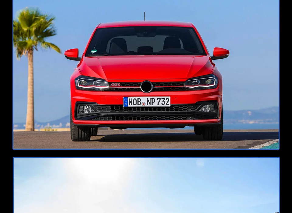 2 шт. автомобильный Стайлинг для VW Polo фары- Polo светодиодный фонарь DRL фара ближнего света дальнего света все светодиодный