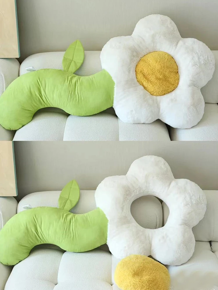 

110cm Hug Flower Pillow Cushion Plushies Creative Flower Pillow Home Decoration Birthday Gifts For Girl Kids Sofa Bed Sleeping