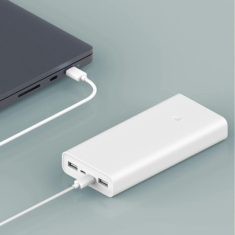 Внешний аккумулятор Xiaomi Power Bank 3 QC3.0 быстрая зарядка 20000 мАч портативное зарядное