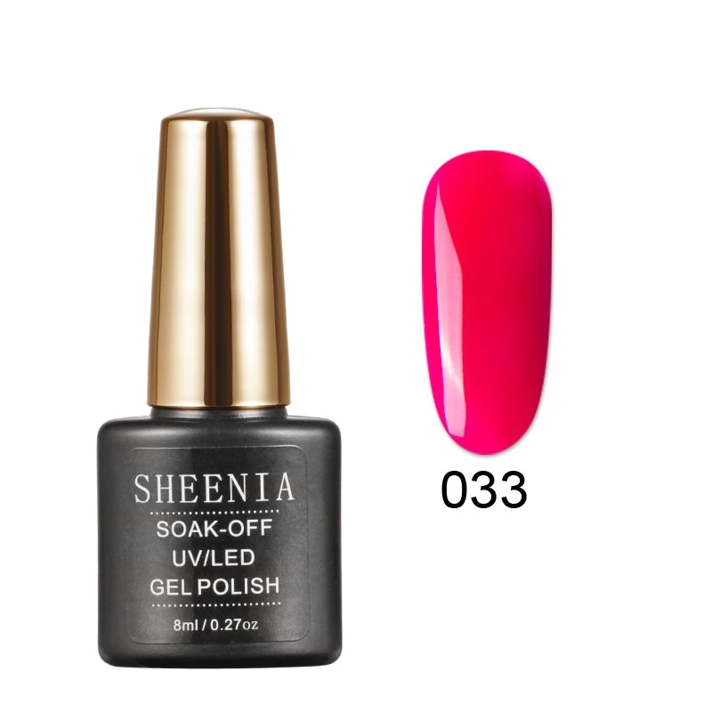 B033 Гель-лак 60 чистые долговечные цвета верхнее покрытие УФ-гель для ногтей Гель-лак Гибридный гвоздь искусство замачивать гель-маникюр, Полировка Ногтей - Цвет: B033
