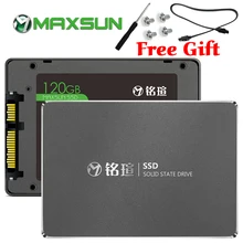 MAXSUN ssd 120 ГБ 128 ГБ 240 ГБ 480 ГБ 2,5 дюйма ssd sata iii три года гарантии TLC SMI Внутренние твердотельные накопители для ноутбука