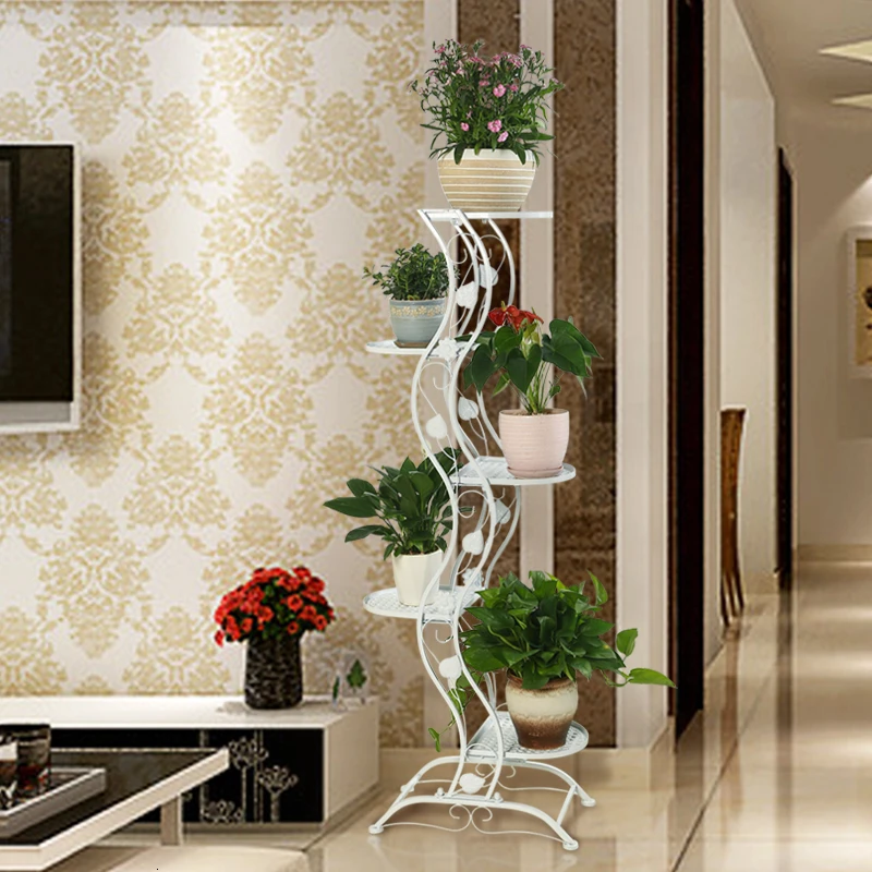 Ground Balcony Chlorophytum Multi-storey Flowerpot Frame Simplicity Indoor A Living Room Bonsai Frame