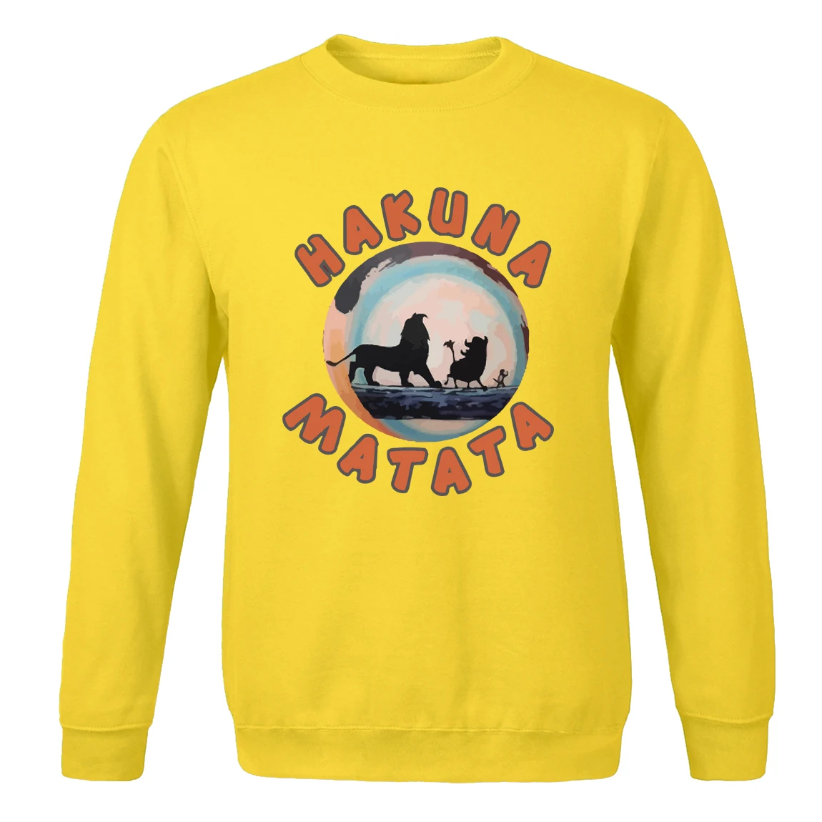 

Hakuna Matata comfort Sweatshirts The Lion King print coats Men spring autumn 2020 Mens Hip Hop Fashion Pullovers Fleece hoodies