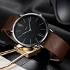 Reloj Yazole Montre hommes étanche Ultra mince Montre à Quartz pour hommes mode Simple noir hommes Montre mâle Montre-bracelet Montre Homme ► Photo 3/6