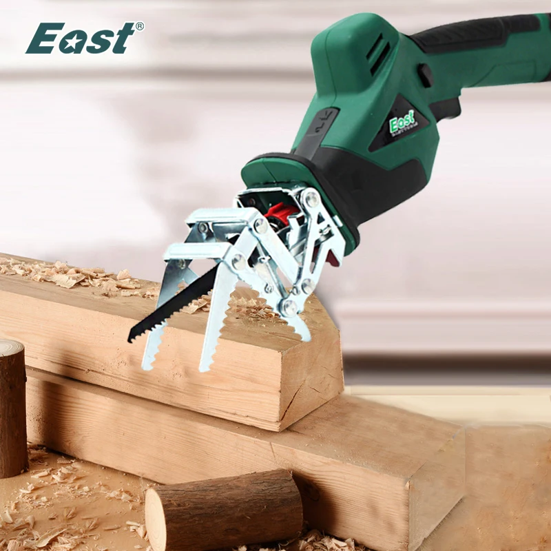East 10.8V akumulator litowy akumulatorowa piła tłokowa ET1510 do cięcia metalu drewna DIY piły elektryczne narzędzia ogrodnicze 2 East 10.8V akumulator litowy akumulatorowa piła tłokowa ET1510 do cięcia metalu drewna DIY piły elektryczne narzędzia ogrodnicze 2