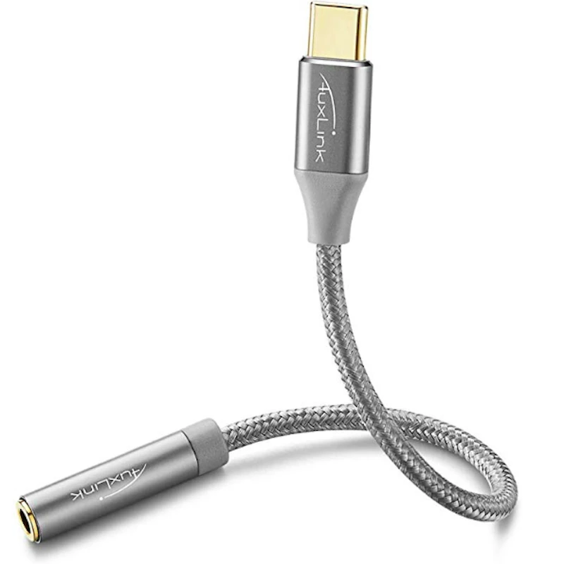  USB caldo C Maschio a 3.5mm Femmina Stereo Auricolare Martinetti Digitale Audio 24BIT HD Per Huawei