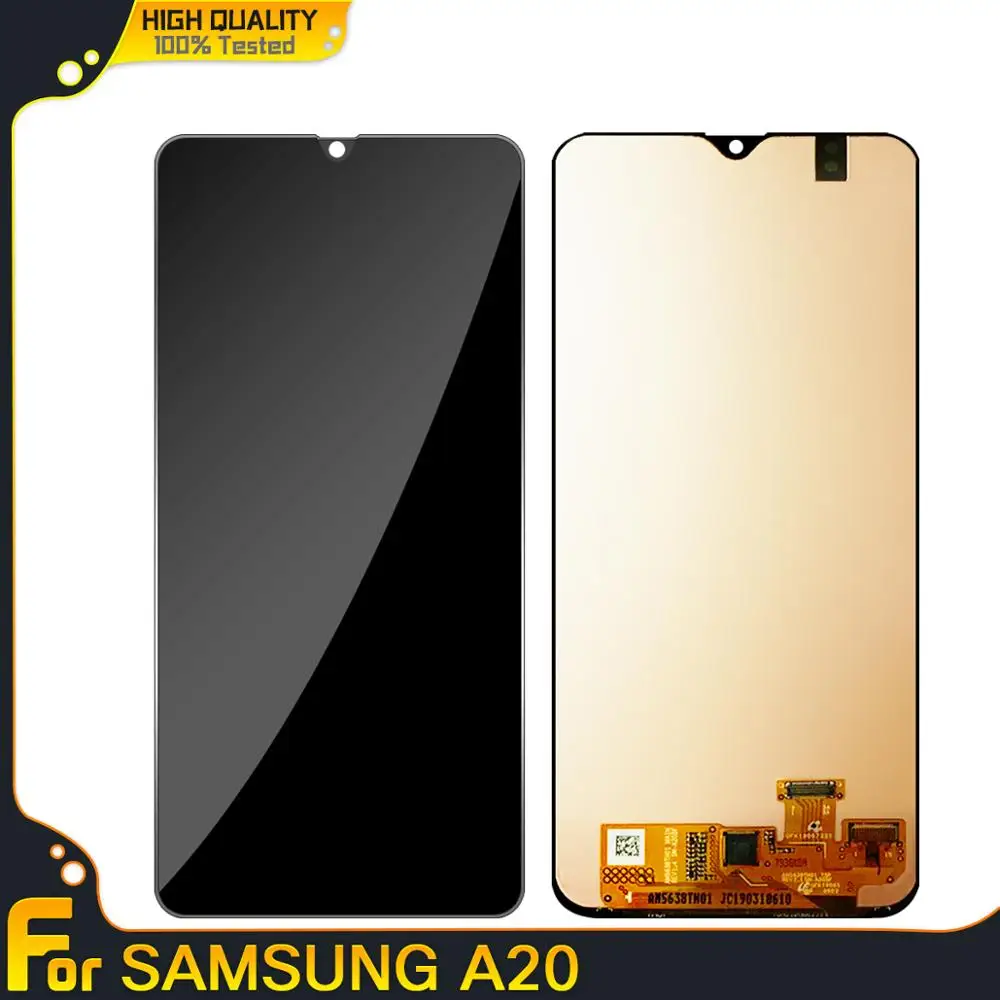 ЖК дисплей для SAMSUNG Galaxy 2019 A20 A205 A205/DS A205F A205FD A205A с сенсорным экраном и дигитайзером