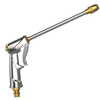 

Newly Garden Spray Nozzle with Hose High Pressure Grip Sprayer for Car Washing Plants Watering