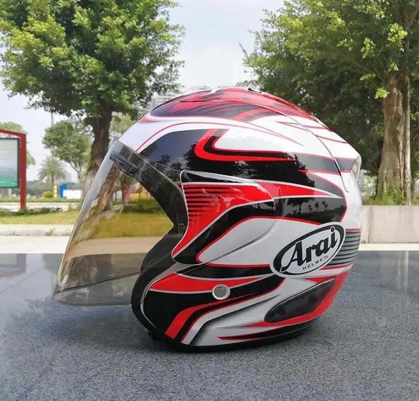 Arai R3 шлем мотоциклетный шлем с открытым мотокроссом размер шлема: S M L XL XXL, Опционный трехцветный объектив 3