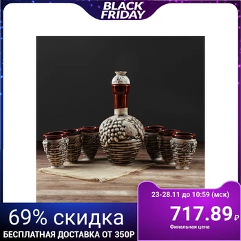 

Set for wine "Pletenka", 7 items, damask 1.35 l