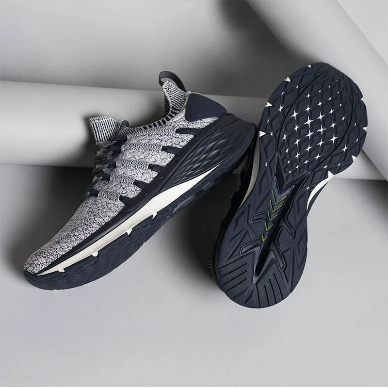 Xiaomi Mijia Sneaker 3 Мужская обувь для бега 3D система блокировки рыбьей кости Вязание верхней части вамп амортизация PK Mijia 2 спортивная обувь