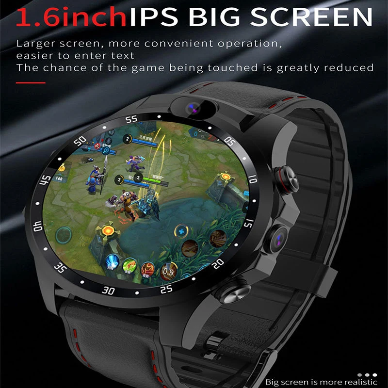 3+32GB 4G Smart watch IP67 waterproof Activity Fitness tracker HR Blood oxygen Blood pressure Clock Men women smartwatch