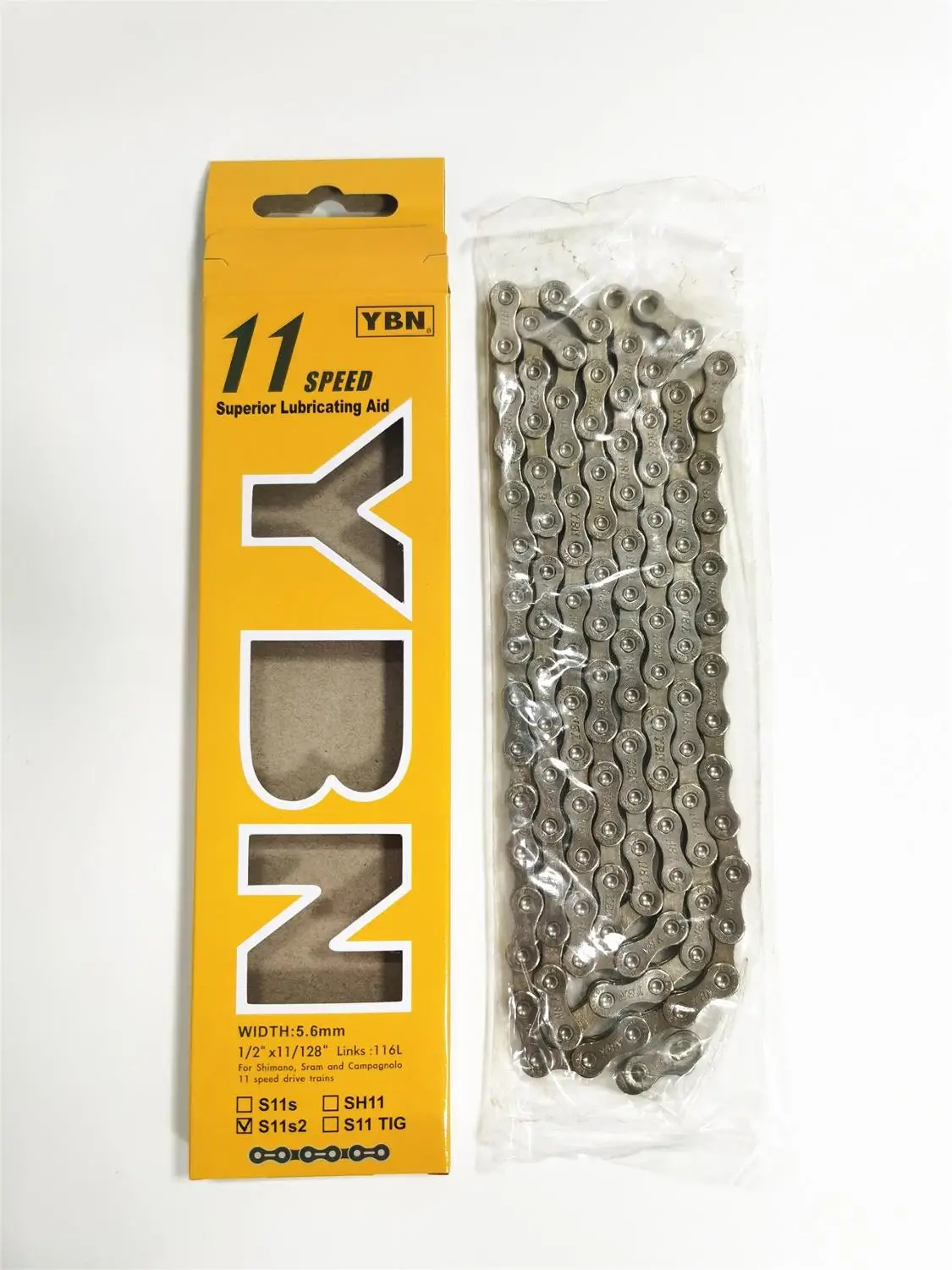 YBN 11 Скорость цепи совместим с Shimano и Sram Кампаньолы горные велосипеды шоссейных