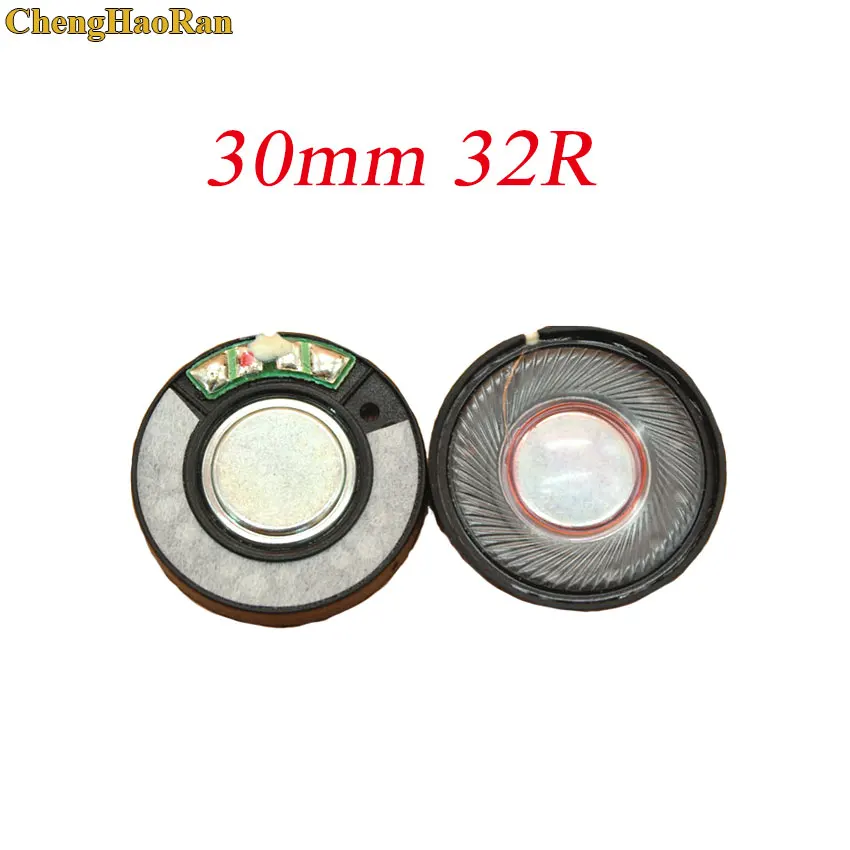 

ChengHaoRan 1 PCS Speaker Unit Driver Diameter 30mm 32ohm 32R Replacement Repair Parts for Headset