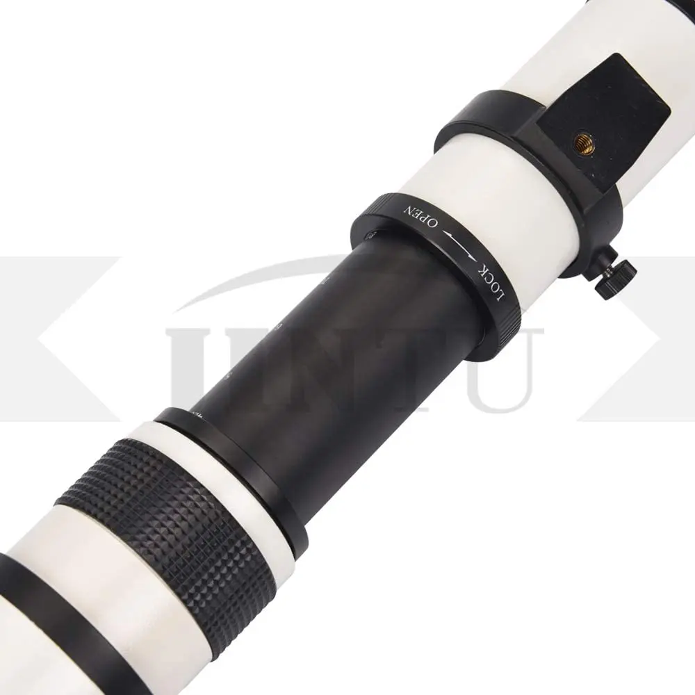 JINTU 420-1600mm F/8.3 Téléobjectif Télescope pour Samsung NX-5 NX-20 NX-30 NX-100 NX-200 NX-210 NX-300 NX-1000 NX-1100 NX-2000