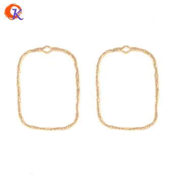 

Cordial Design 100Pcs 31*43MM Jewelry Accessories/Earring Connectors/Square Shape/DIY Accessories/Hand Made/Earring Findings