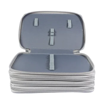 

1Pc 72 Slots Pencil Holder Practical Portable Wearable Pencil Box Pencil Organizer Colored Pencil Case for Gel Pen