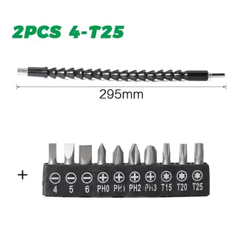 

Flexible Shaft Tool 10pcs Drill Screwdriver Bit Holder Connect Link Multitool