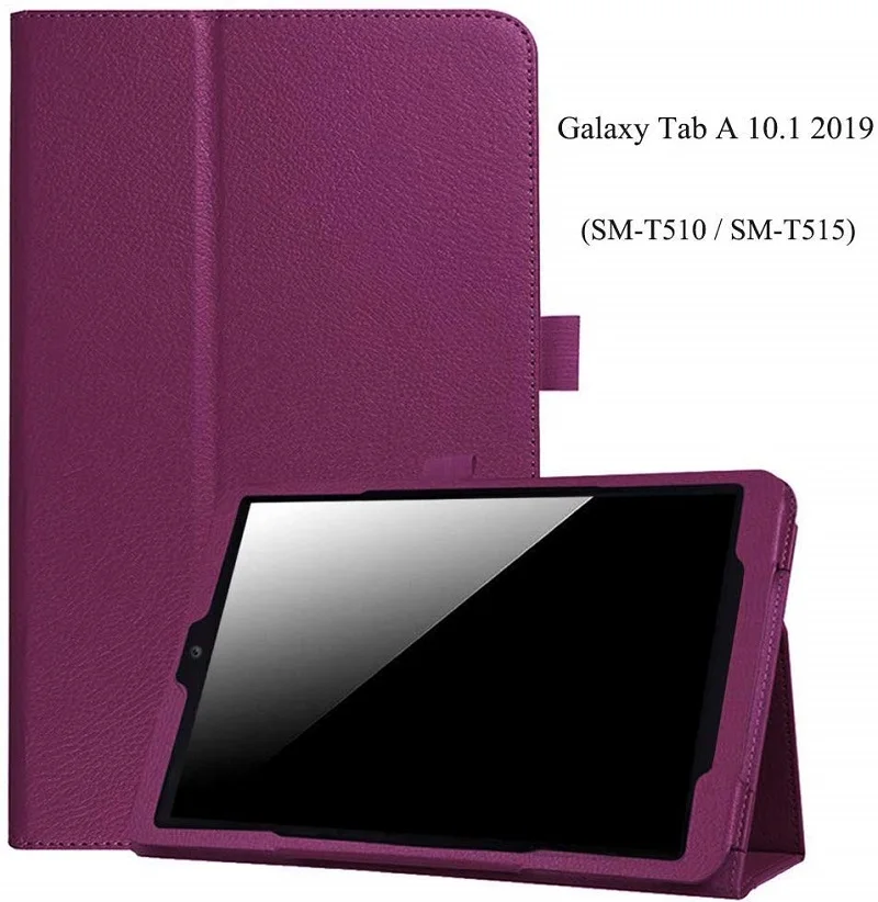 Чехол для Samsung Galaxy Tab A 10 1 2019 T510 T515 SM высокое качество кожаный чехол Смарт флип