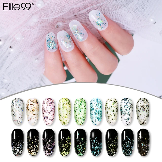 Elite99 Baby Atem Gel Polish 10ml Schwarz Weiß Basis Benötigt Gel Nagellack Primer Top Mantel Gel Lack nail art Maniküre Gel