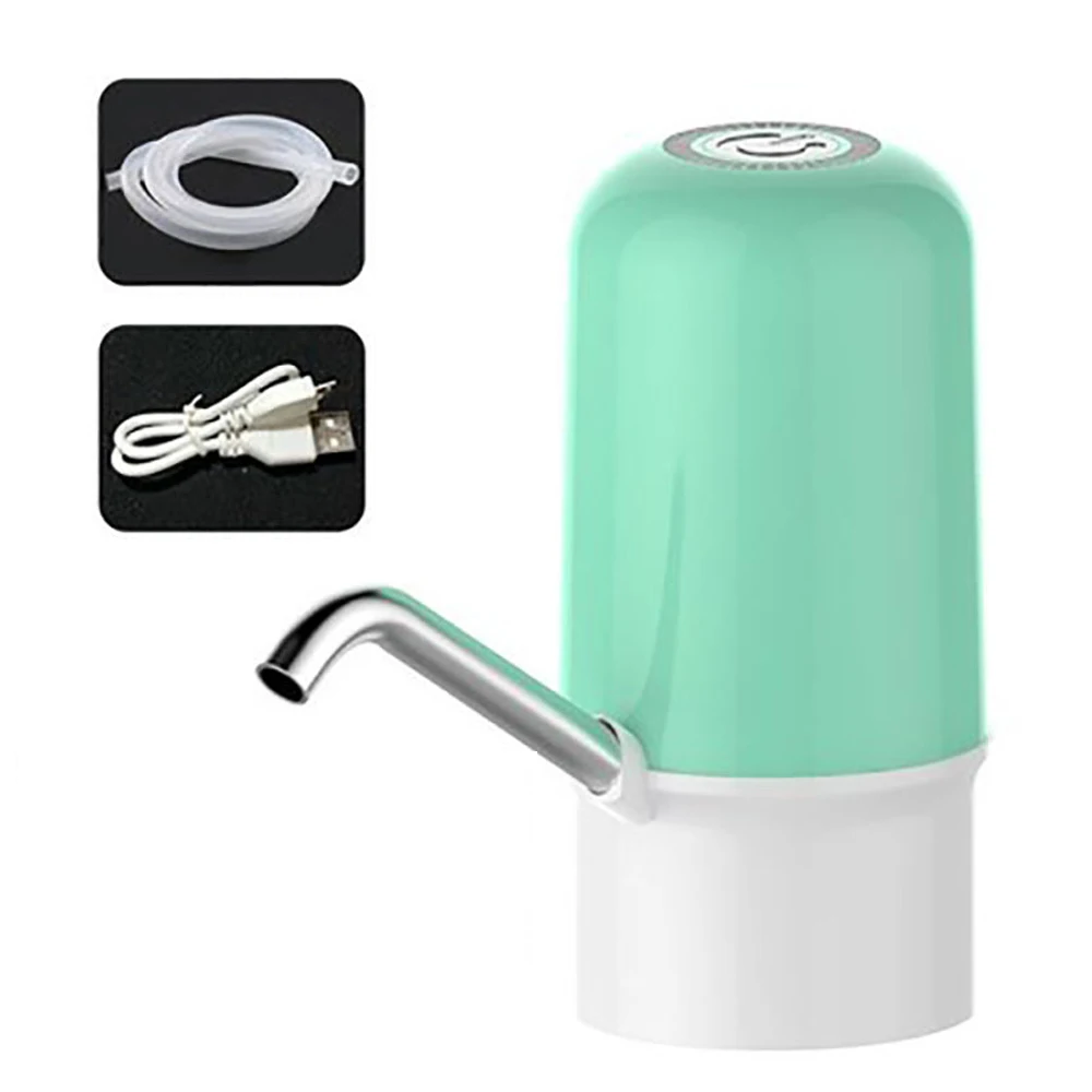 USB Перезаряжаемый насос для питьевой воды, Электрический автоматический диспенсер для воды, двойной двигатель, кувшин для воды, насос, бутылка для питьевой воды, переключатель, инструмент