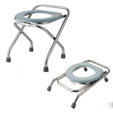 Старшая беременная женщина большая складка простой и легкий нескользящий принять Душ Туалет сиденье на унитаз бытовой путешествия носить сидя туалет