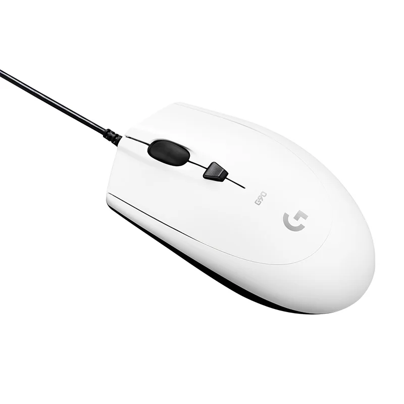Logitech G90 оптическая игровая мышь проводная usb геймерская для ноутбука ПК 2500